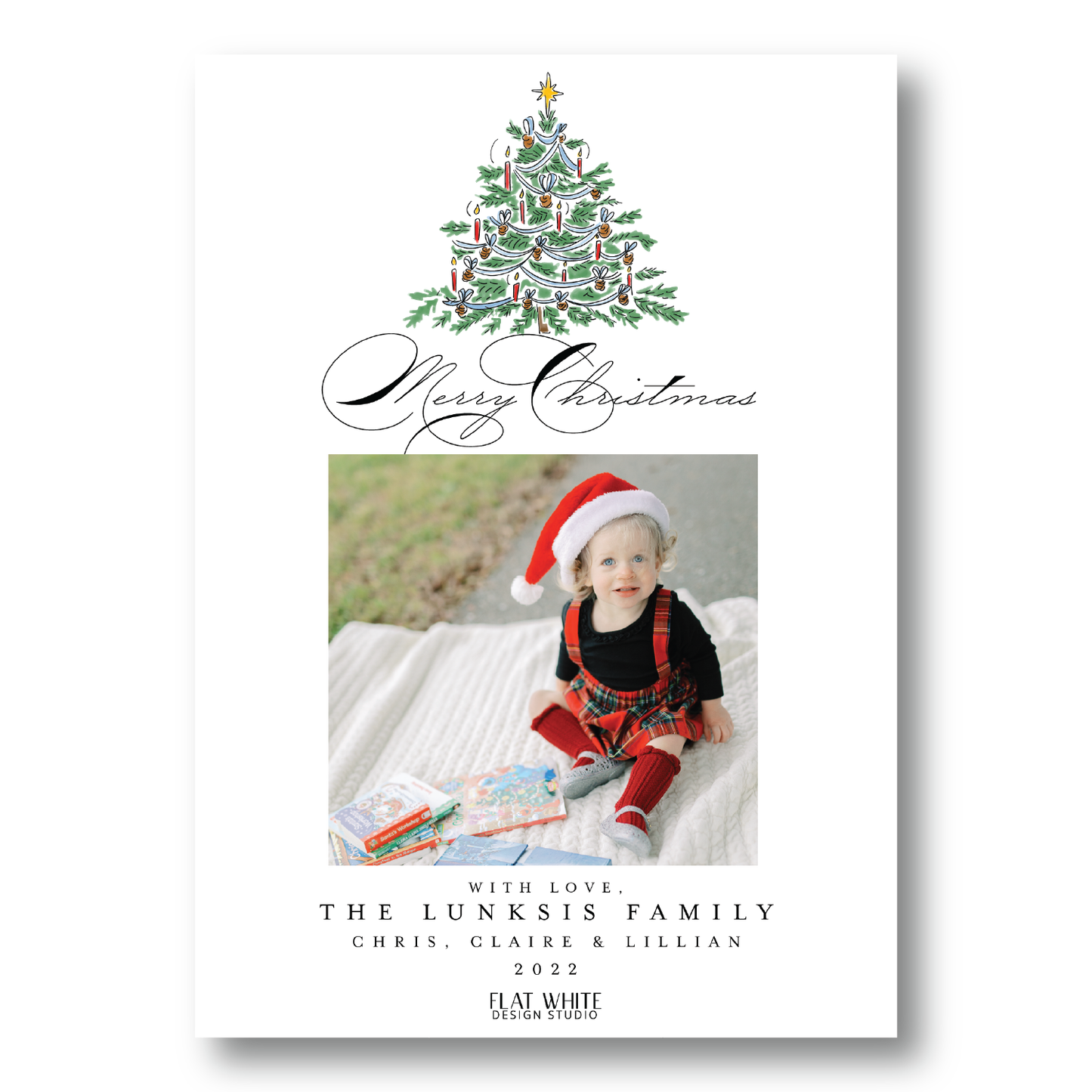 O Christmas Tree Pattern Portrait
