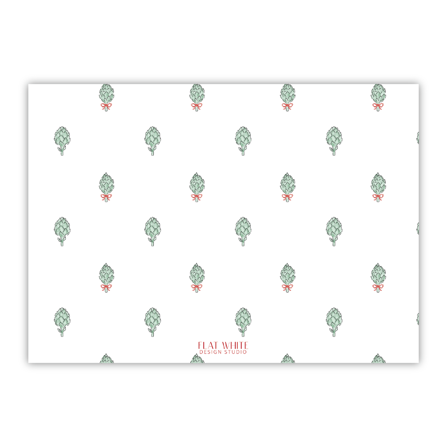 Artichoke Christmas Tree Crest Landscape