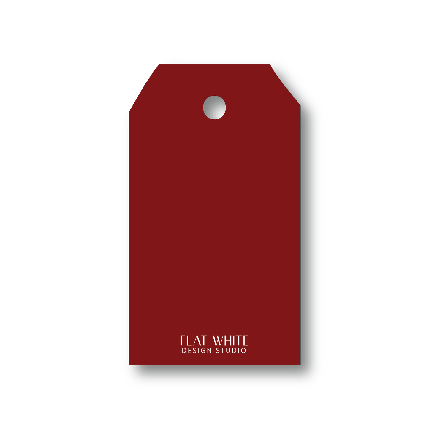 Santa Sleigh Ride Gift Tag