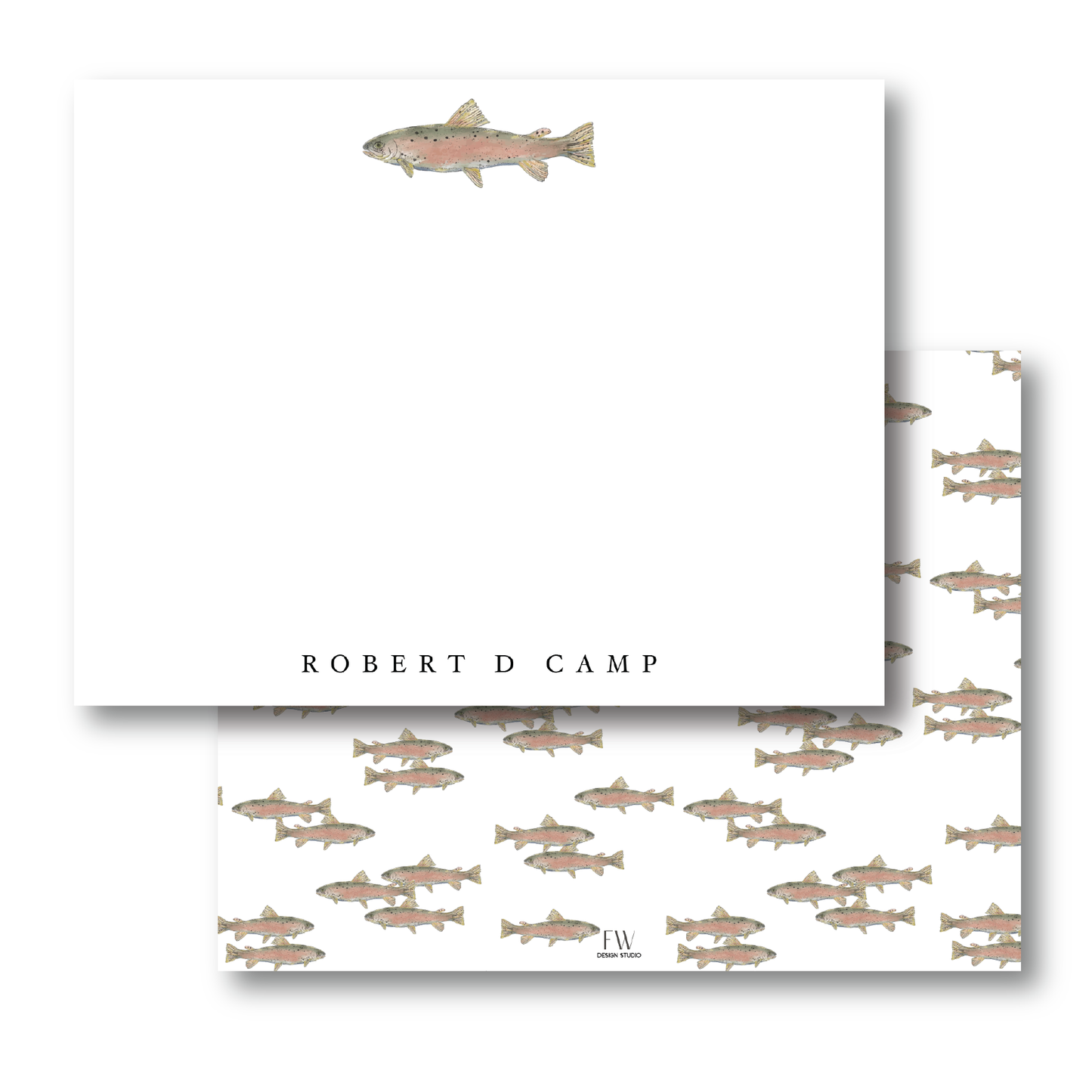 Rainbow Trout Stationery