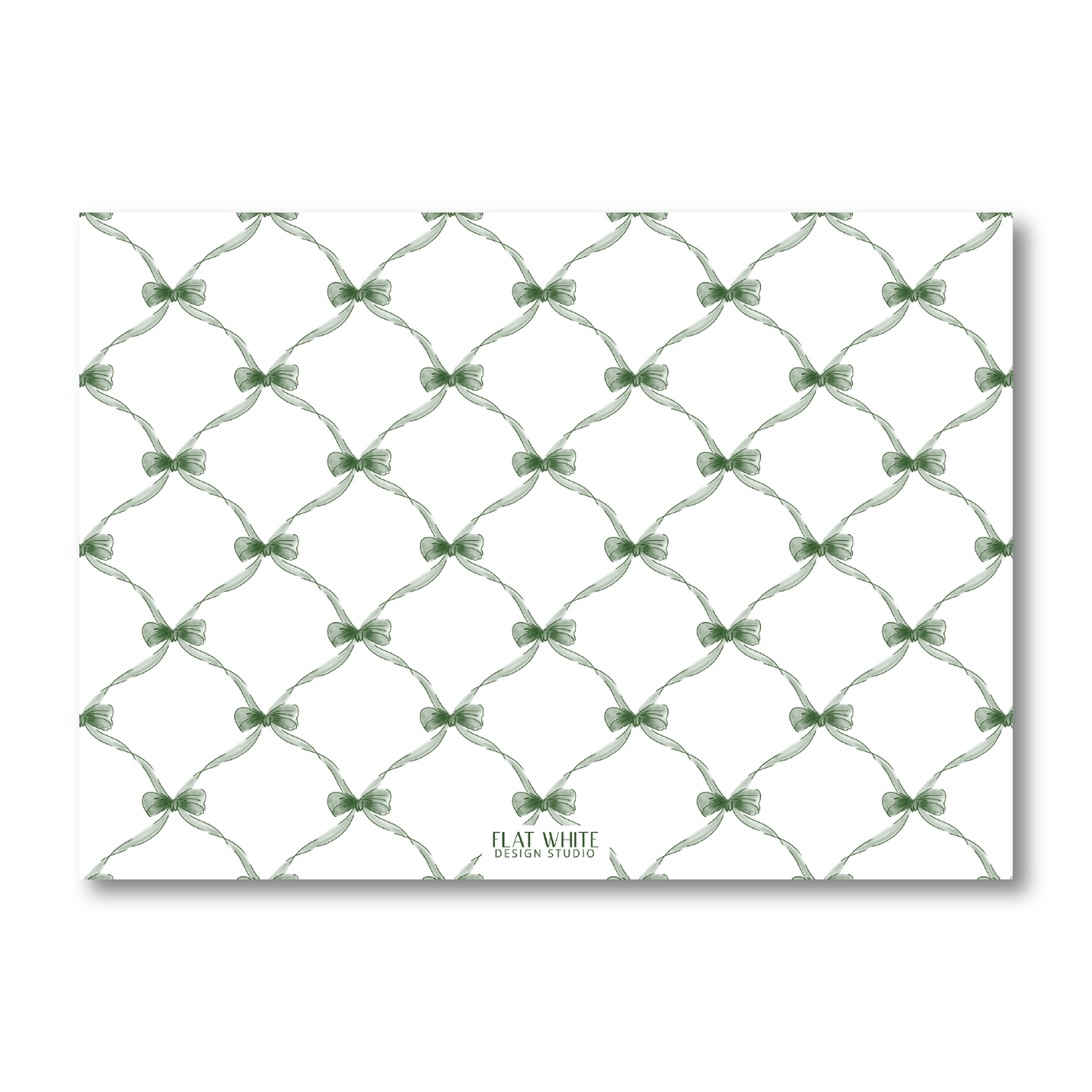 Emerald Ribbon and Bows Crest Landscape