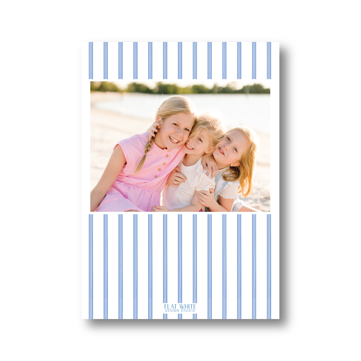 Happy Holiday Parasol Crest Portrait