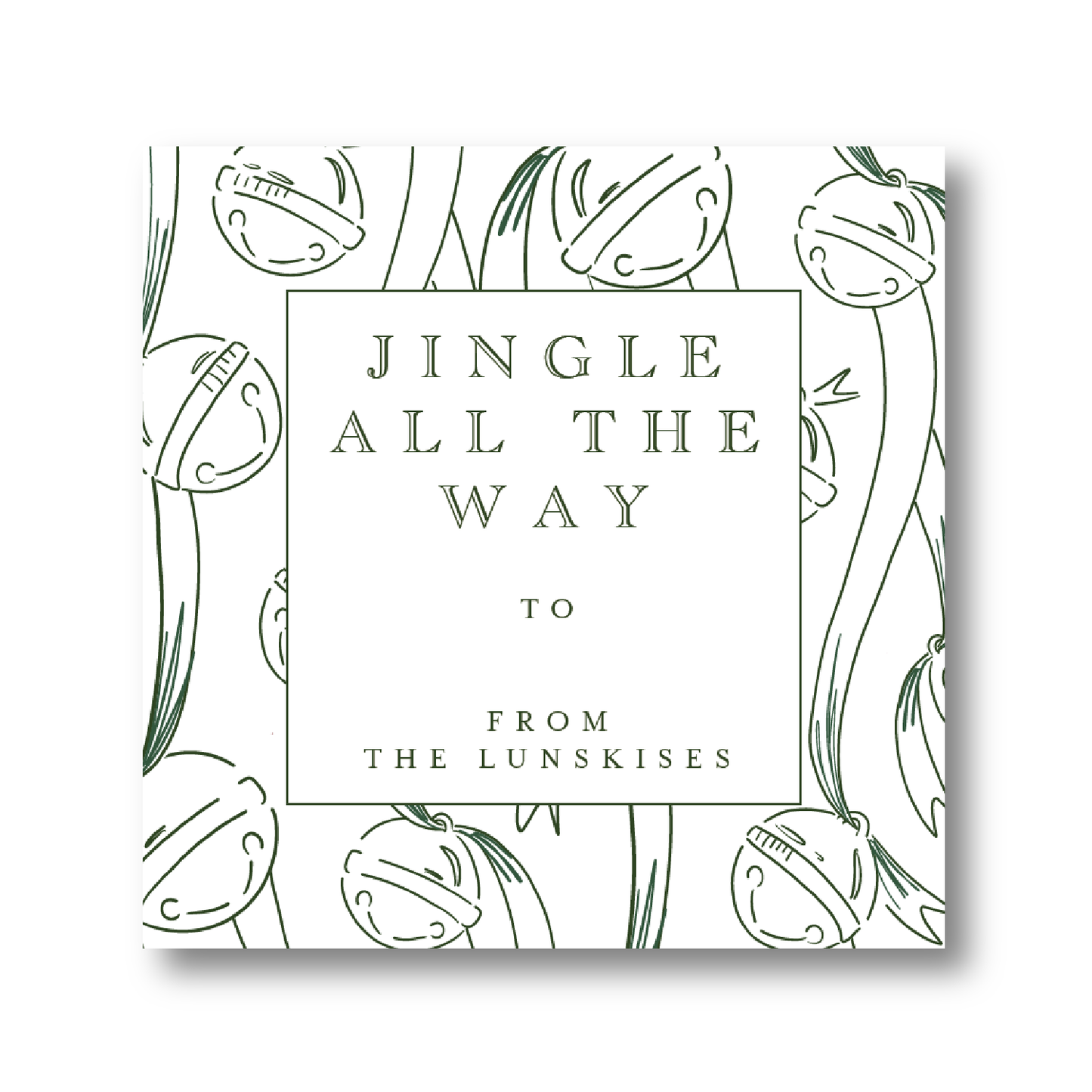 Jingle Bells Gift Tag