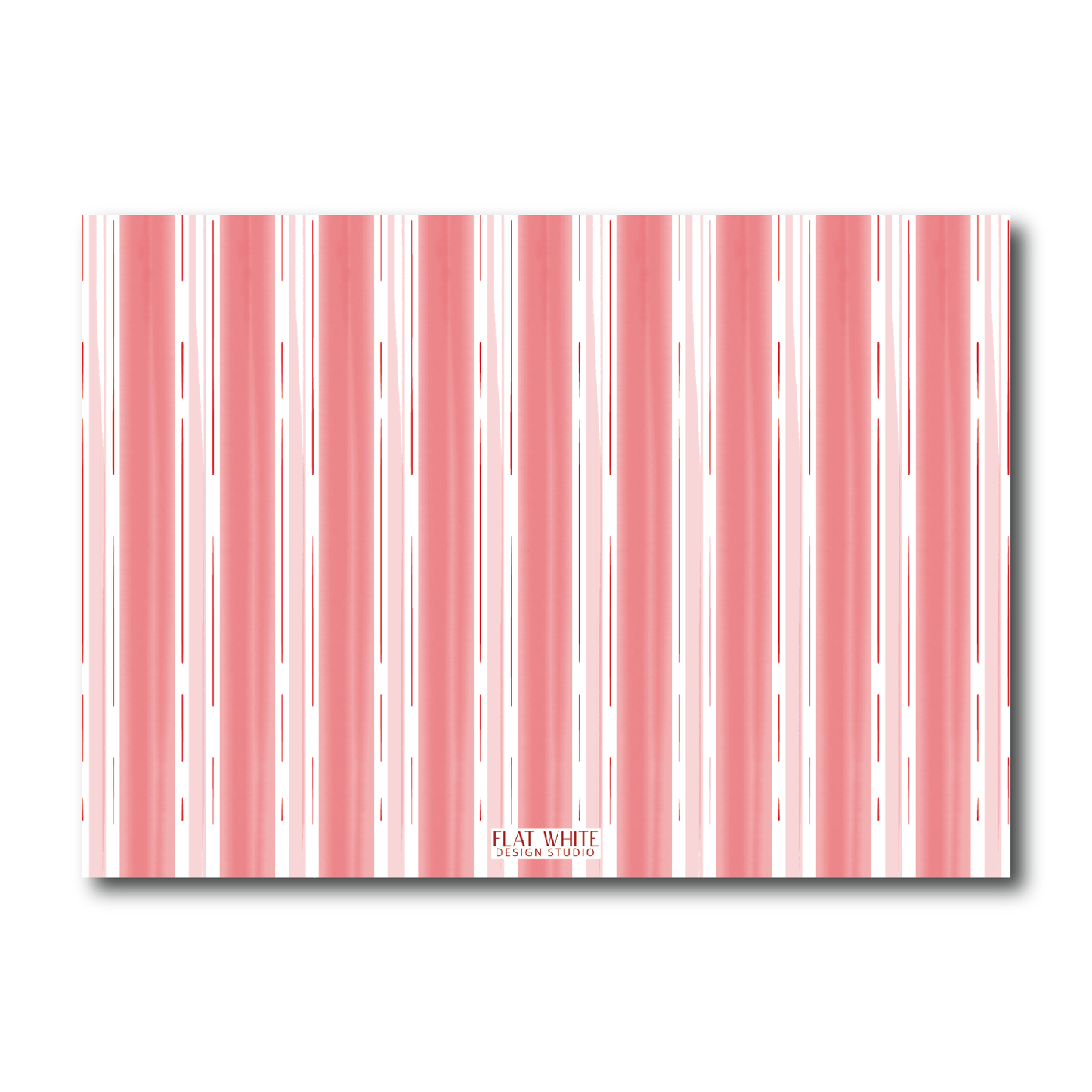 Red Candy Cane Crest Landscape