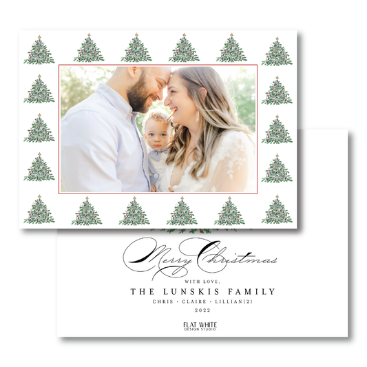 O Christmas Tree Pattern Landscape