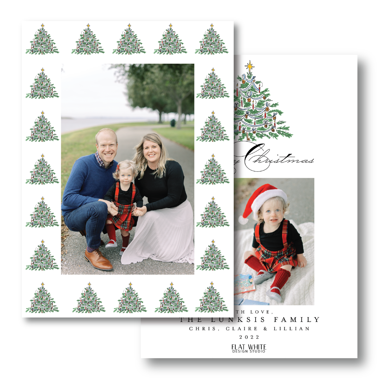 O Christmas Tree Pattern Portrait