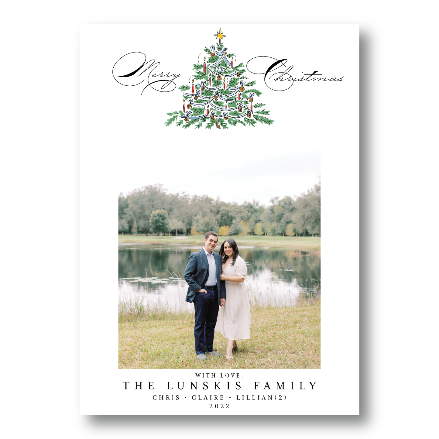 O Christmas Tree Crest Portrait