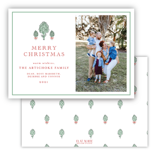 Artichoke Christmas Tree Crest Landscape