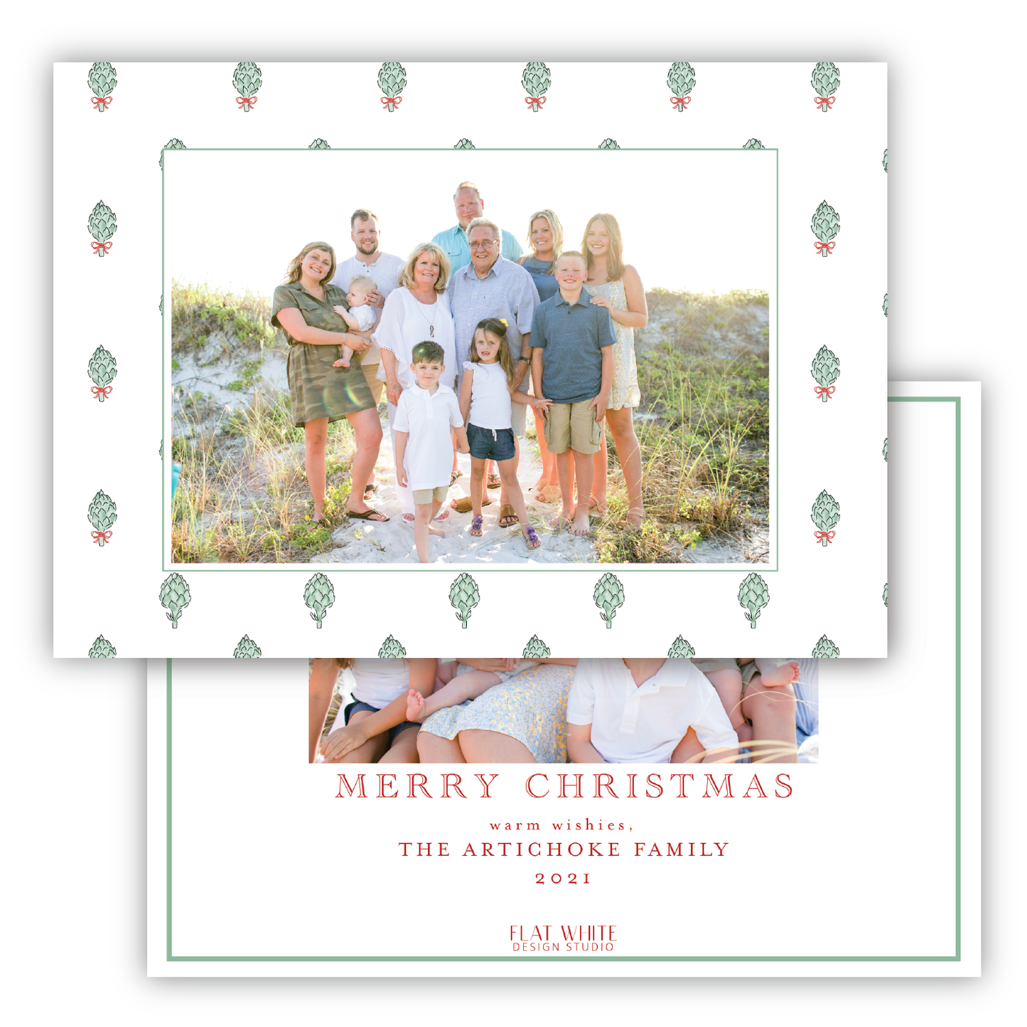Artichoke Holiday Tree Border Landscape