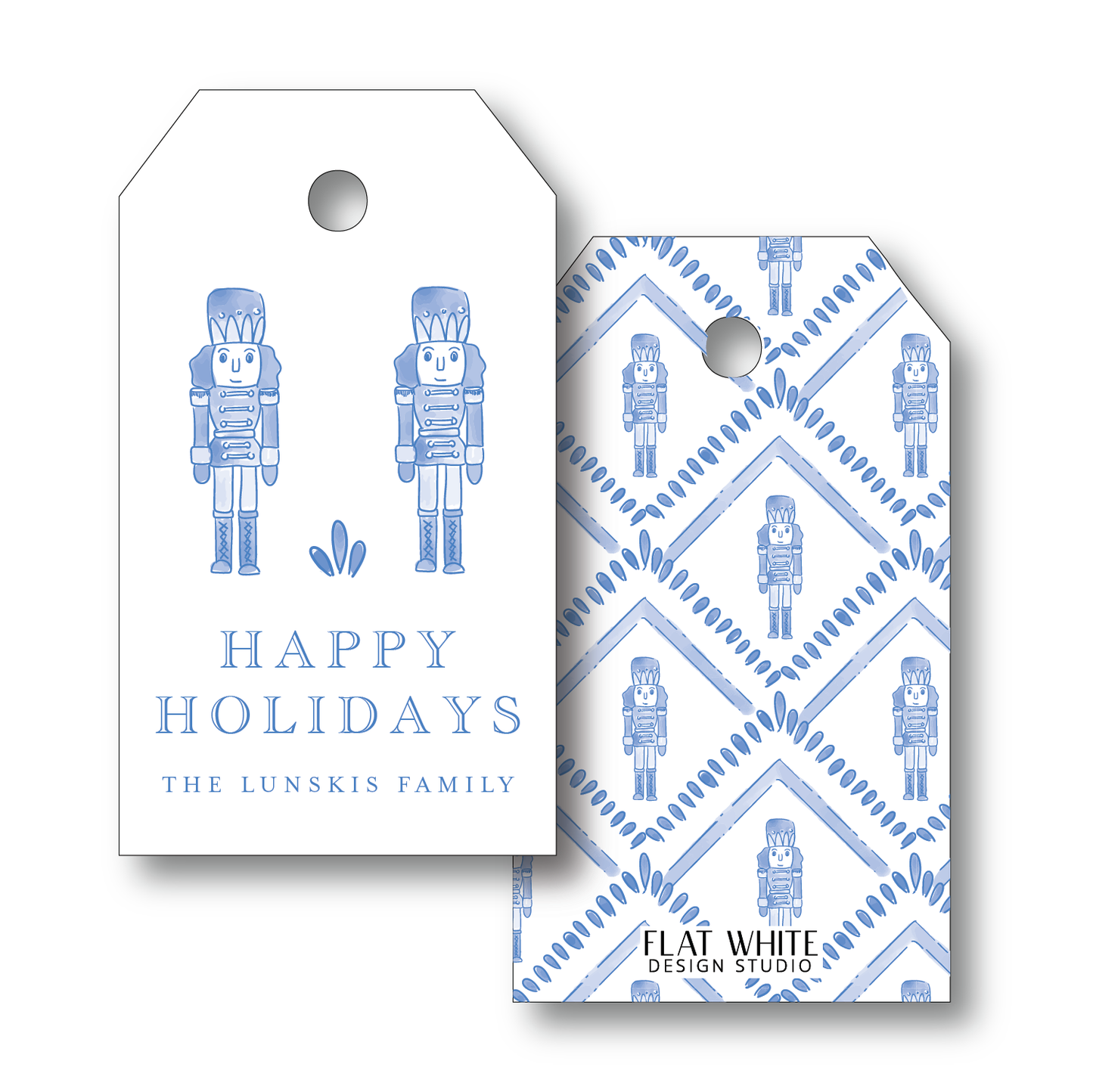 Nutcracker Holiday Gift Tag