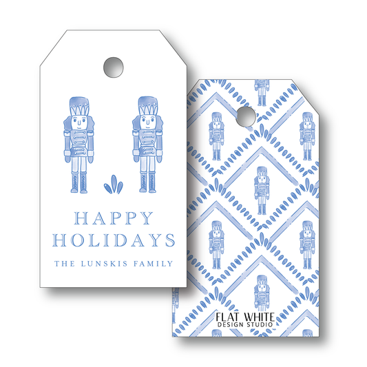 Nutcracker Holiday Gift Tag