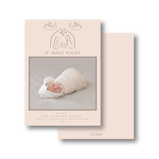 O' Holy Night Portrait Crest