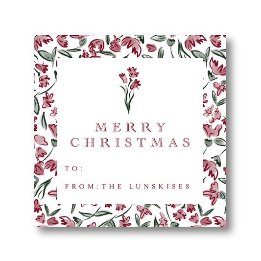 Christmas Garden Gift Sticker