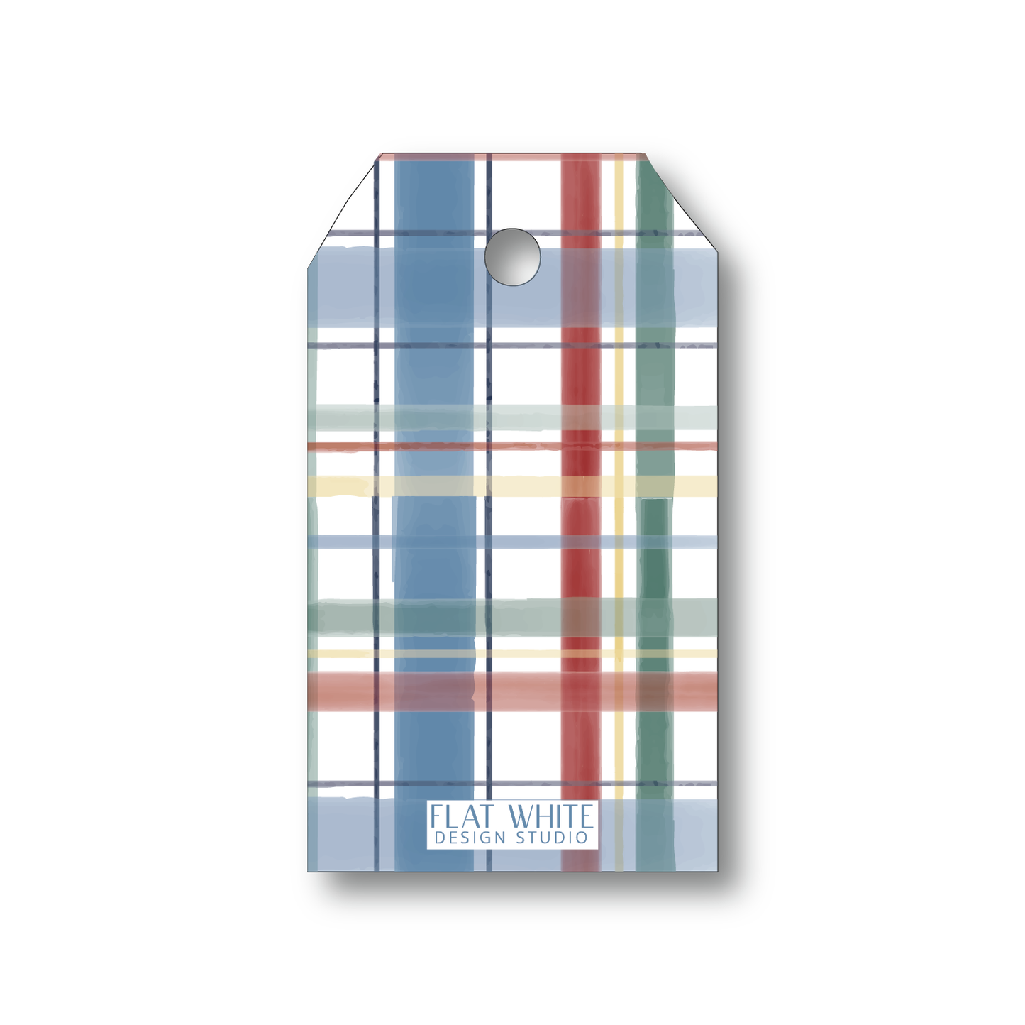 Christmas Tartan Gift Tag