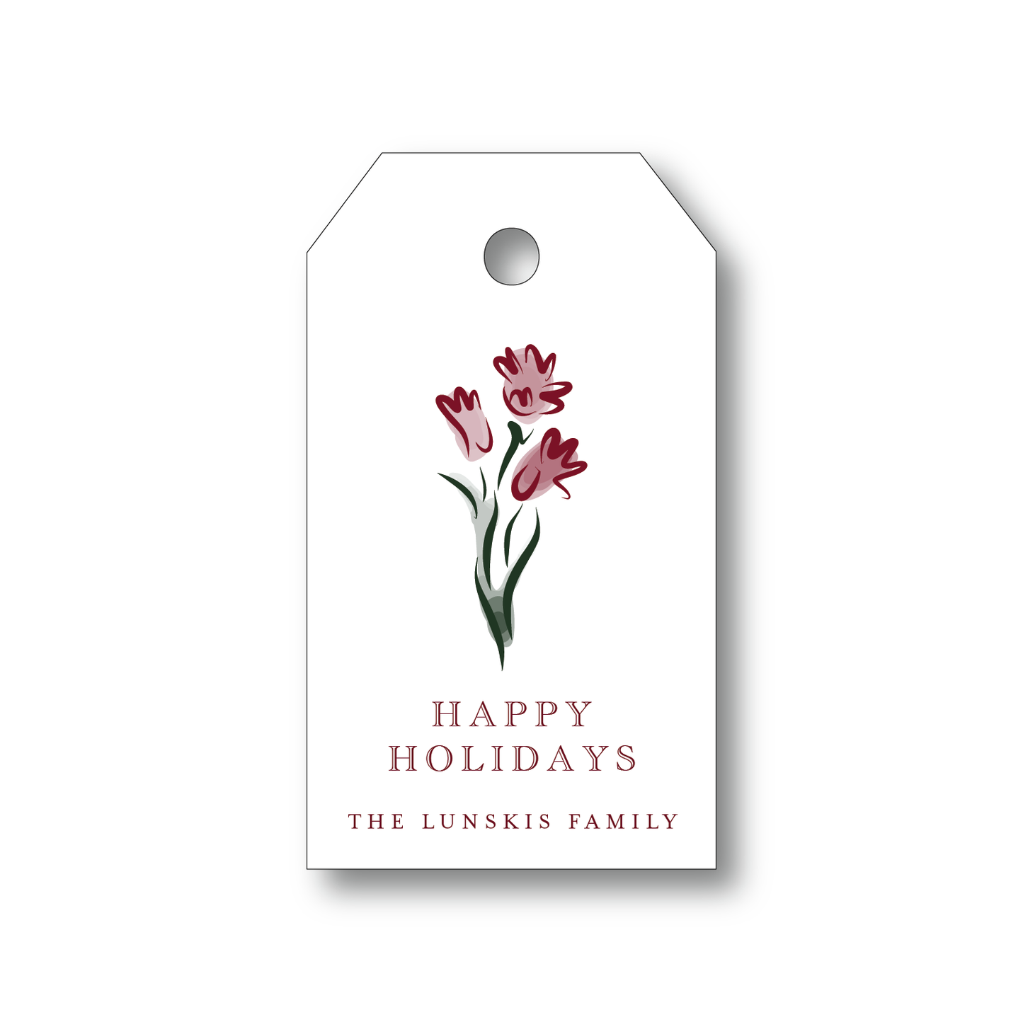 Christmas Garden Gift Tag