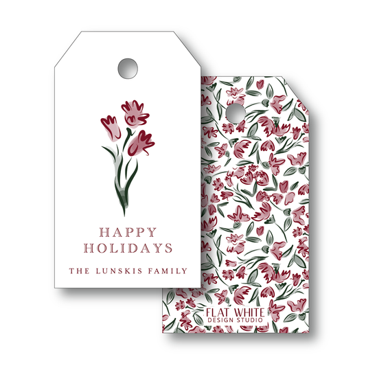 Christmas Garden Gift Tag