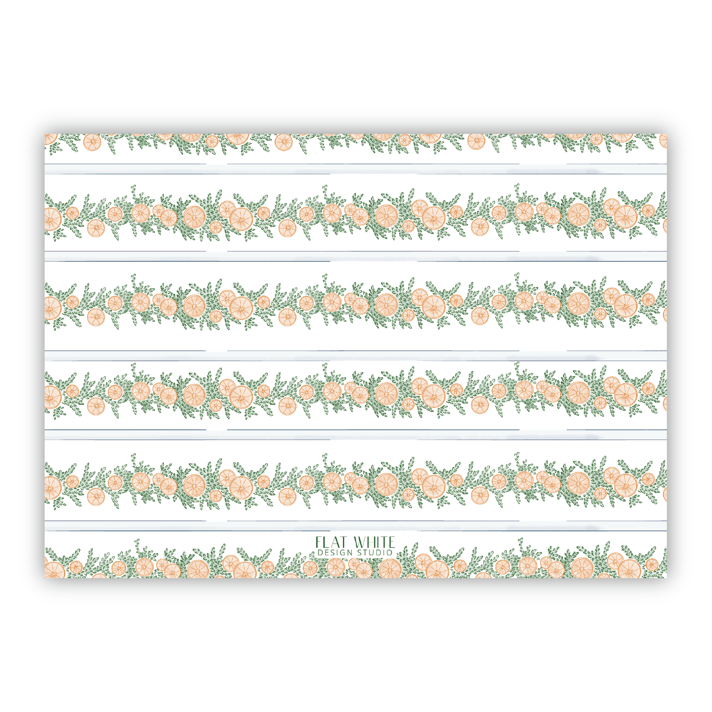 Citrus Christmas Crest Landscape