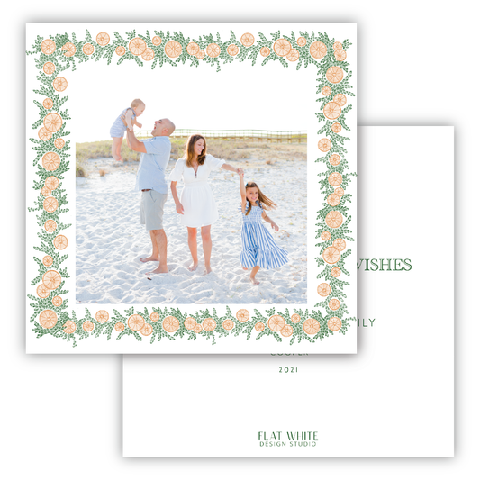 Citrus Christmas Square