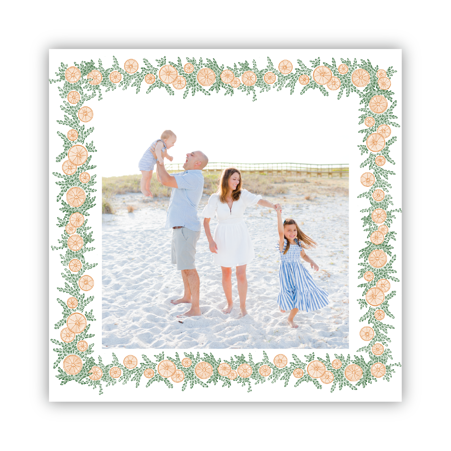 Citrus Christmas Square