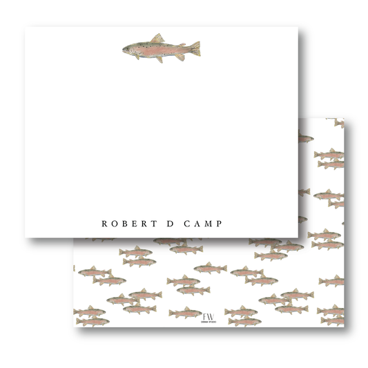 Rainbow Trout Stationery