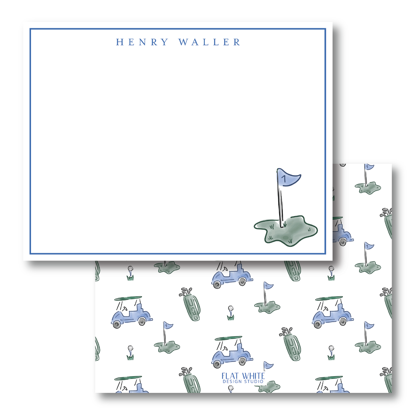 Hole In One Golf Stationery