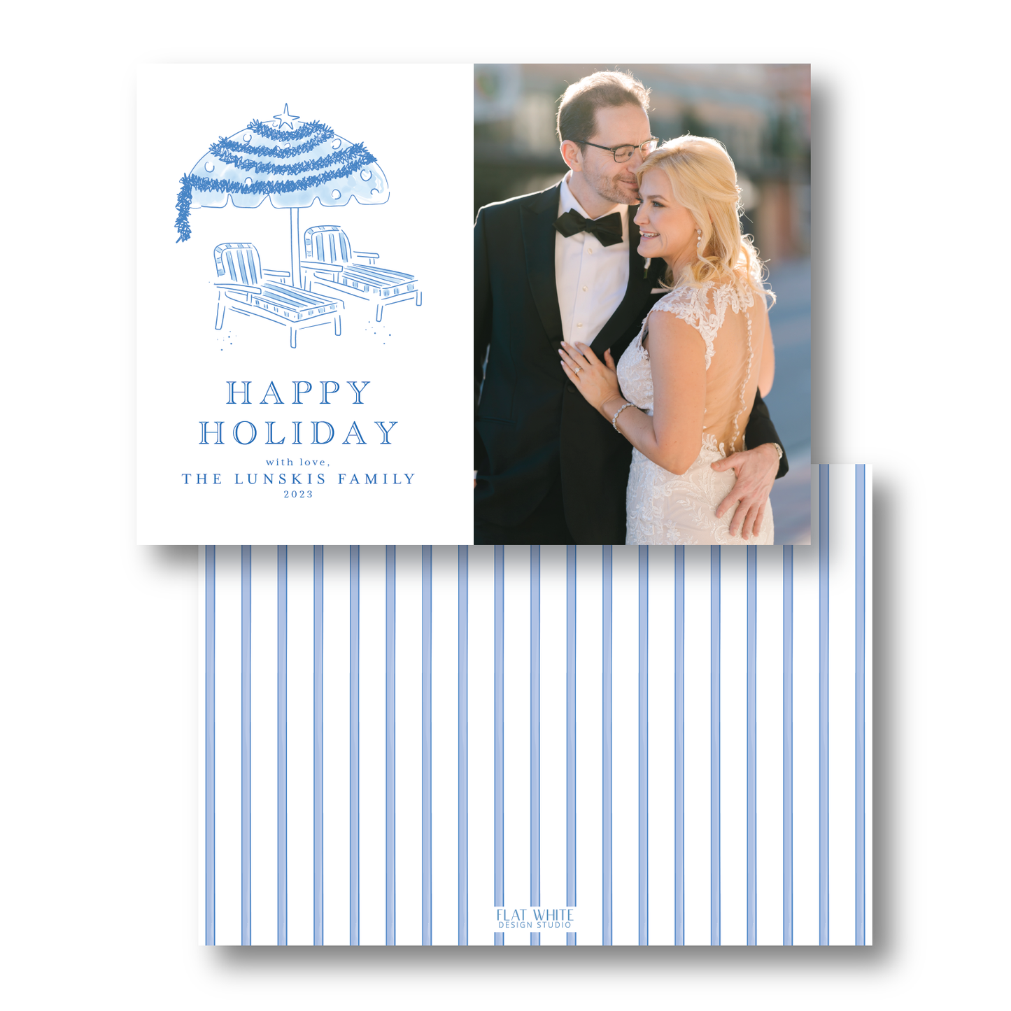 Happy Holiday Parasol Crest Landscape