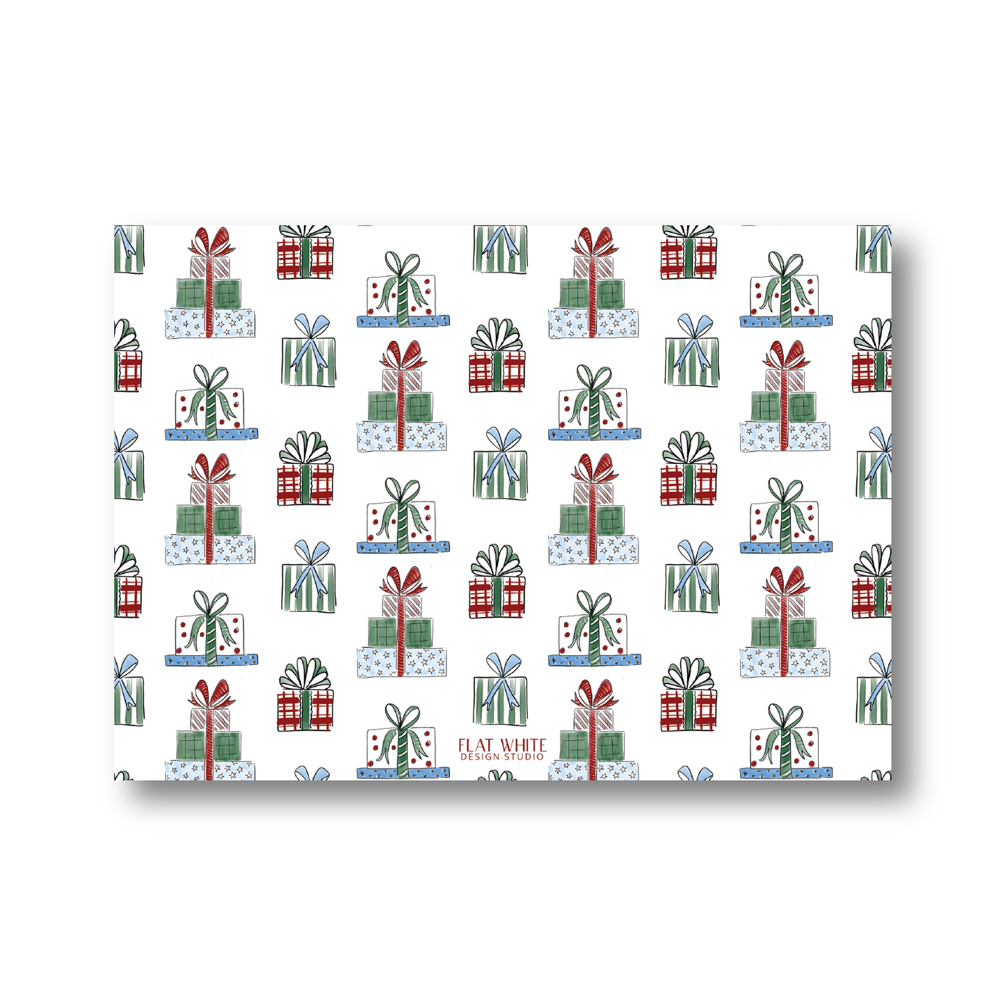 Holly Jolly Gift Landscape Crest