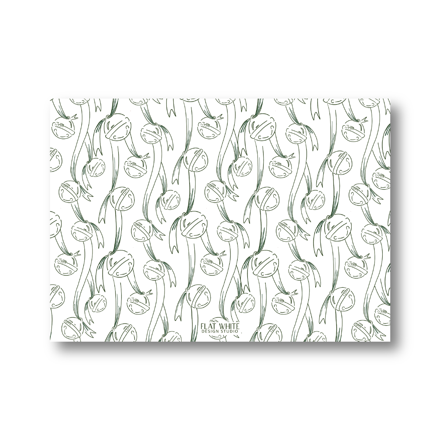 Jingle Bells Pattern Landscape Crest