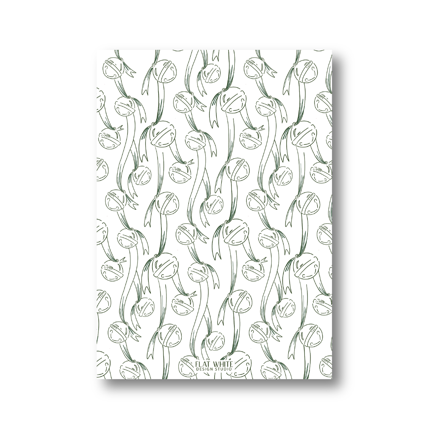 Jingle Bells Pattern Portrait  Crest
