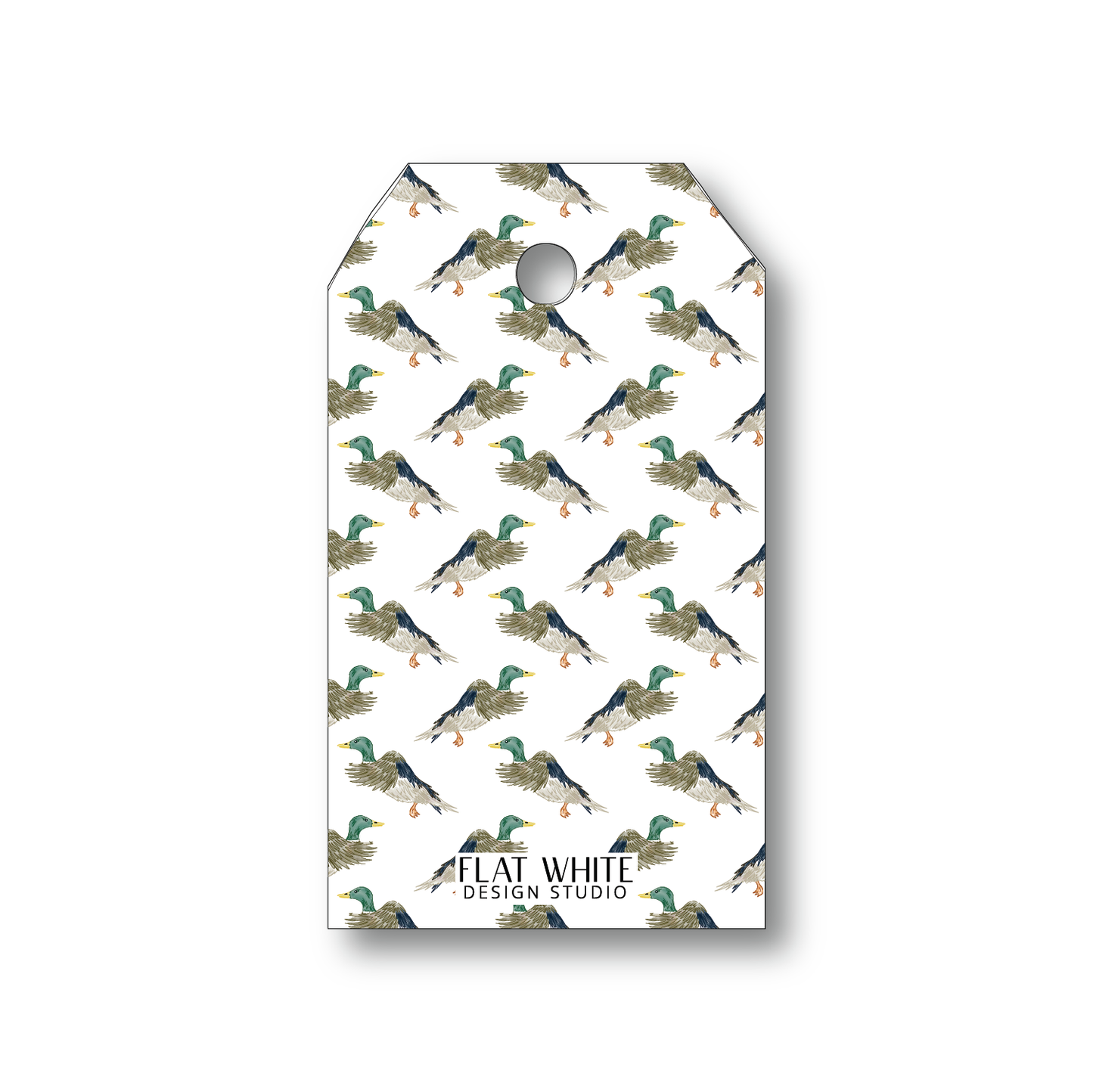 Mallard Holiday Gift Tag