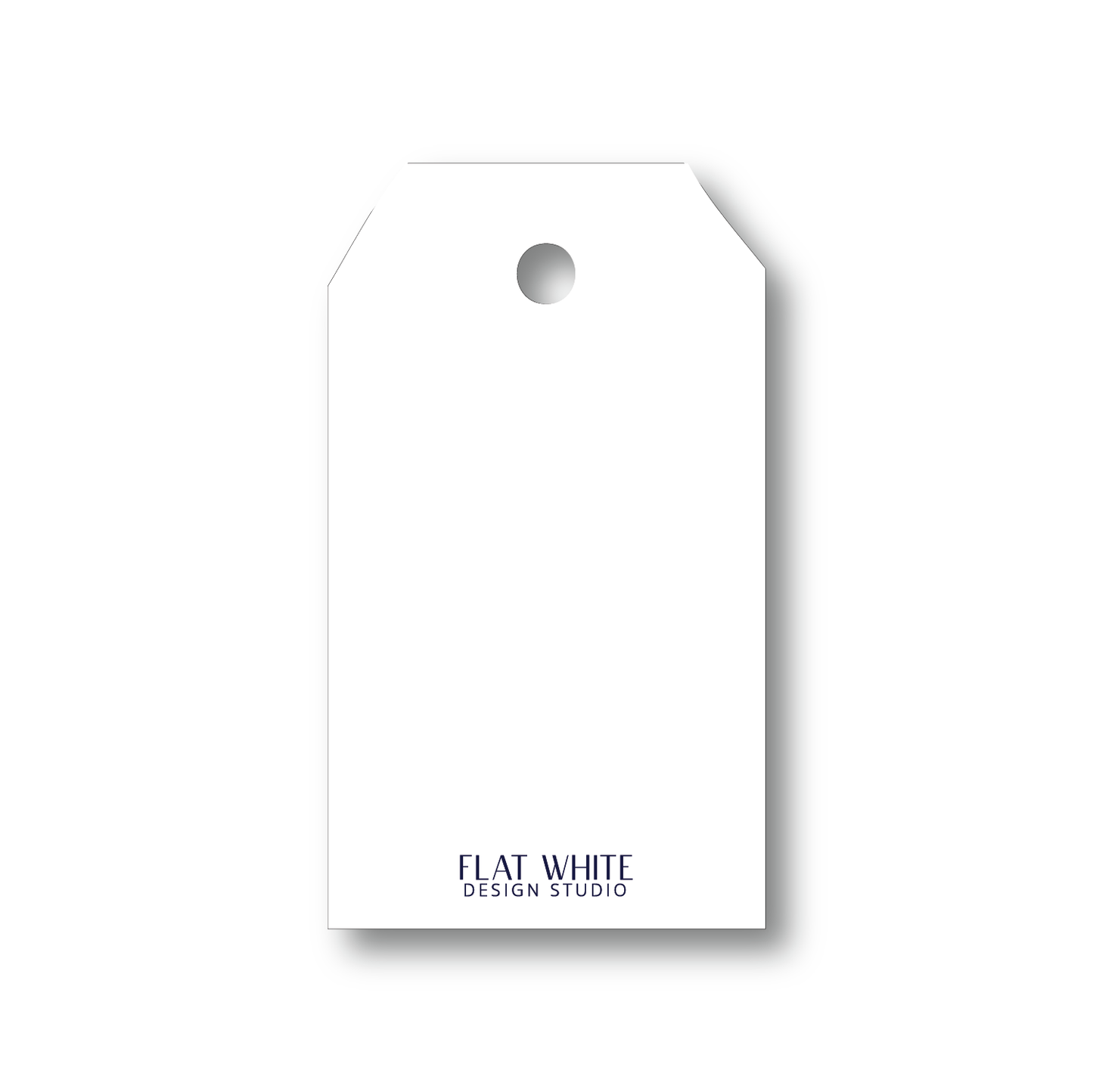 Navy Pine Gift Tag