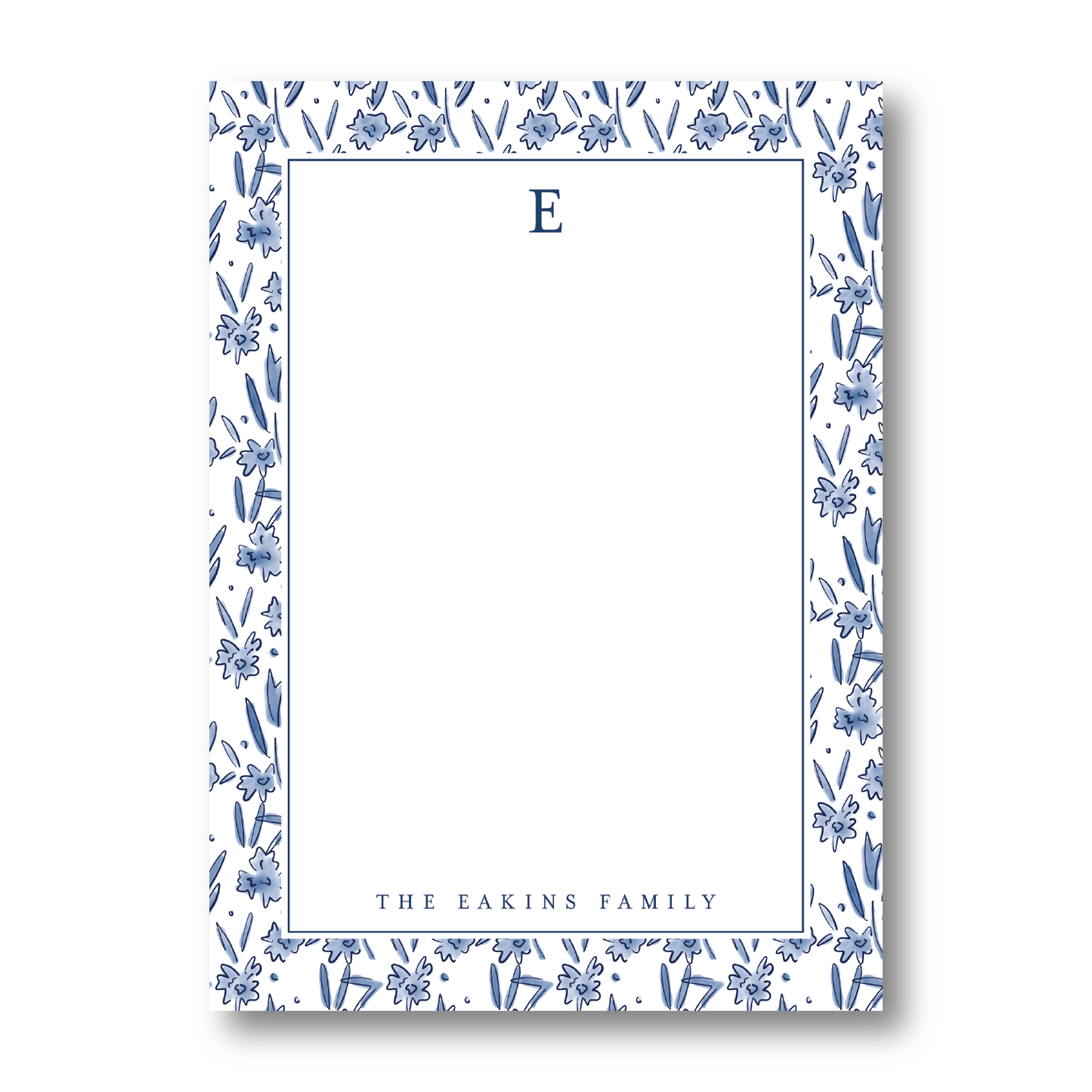 Brunnera Blue Bouquet Notepad