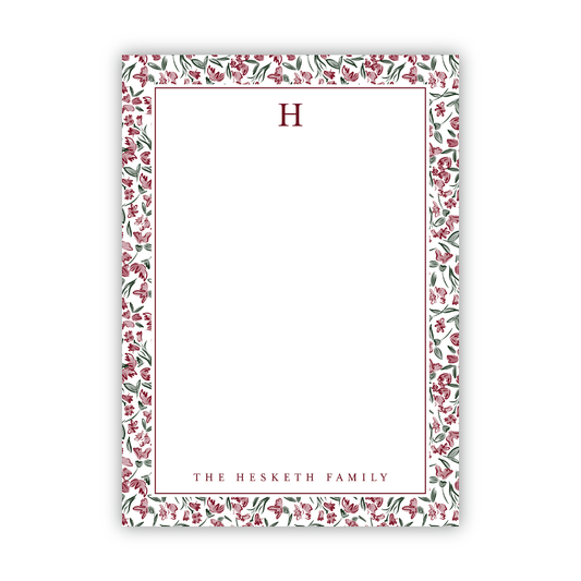 Christmas Garden Holiday Notepad