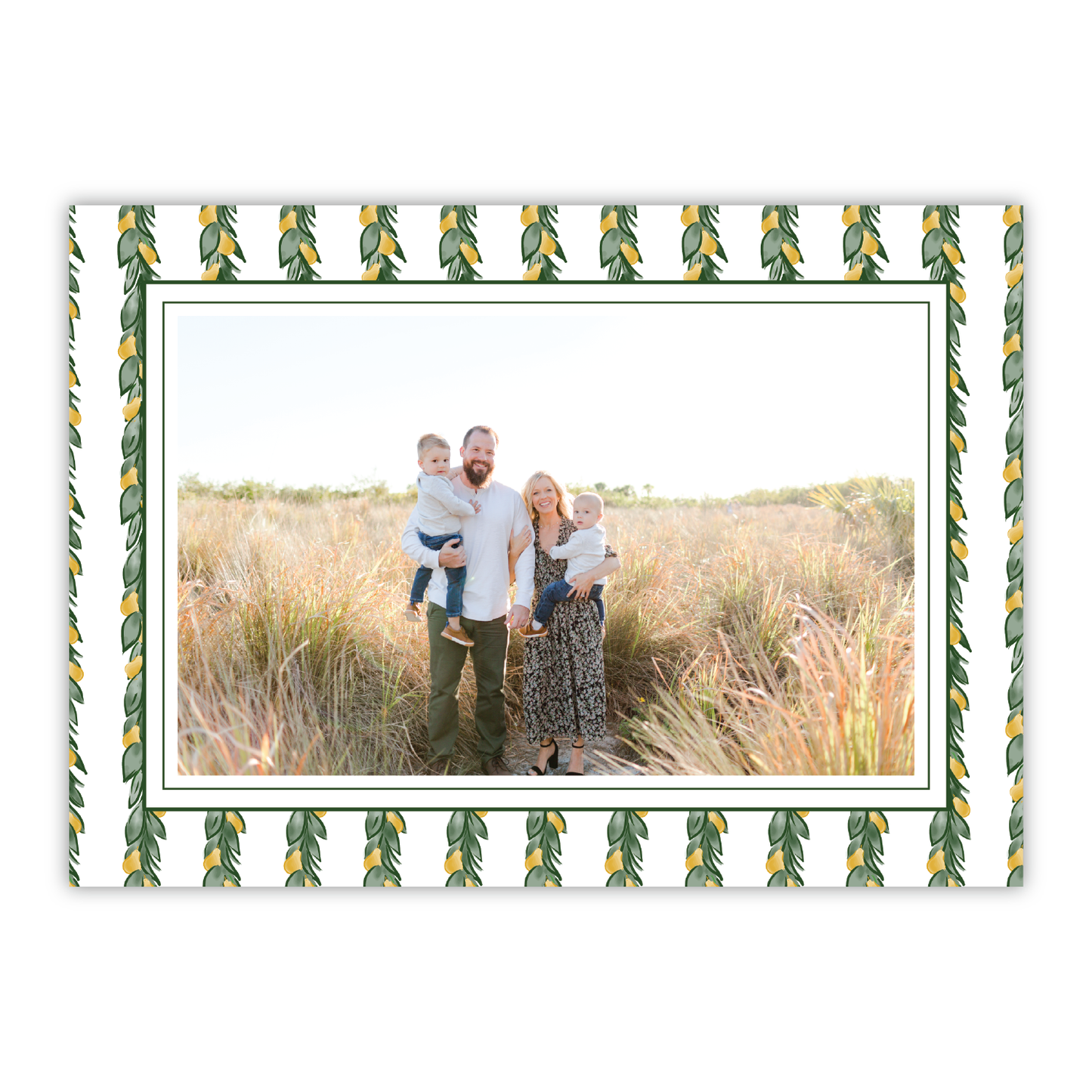 Partridge Pear Garland Landscape