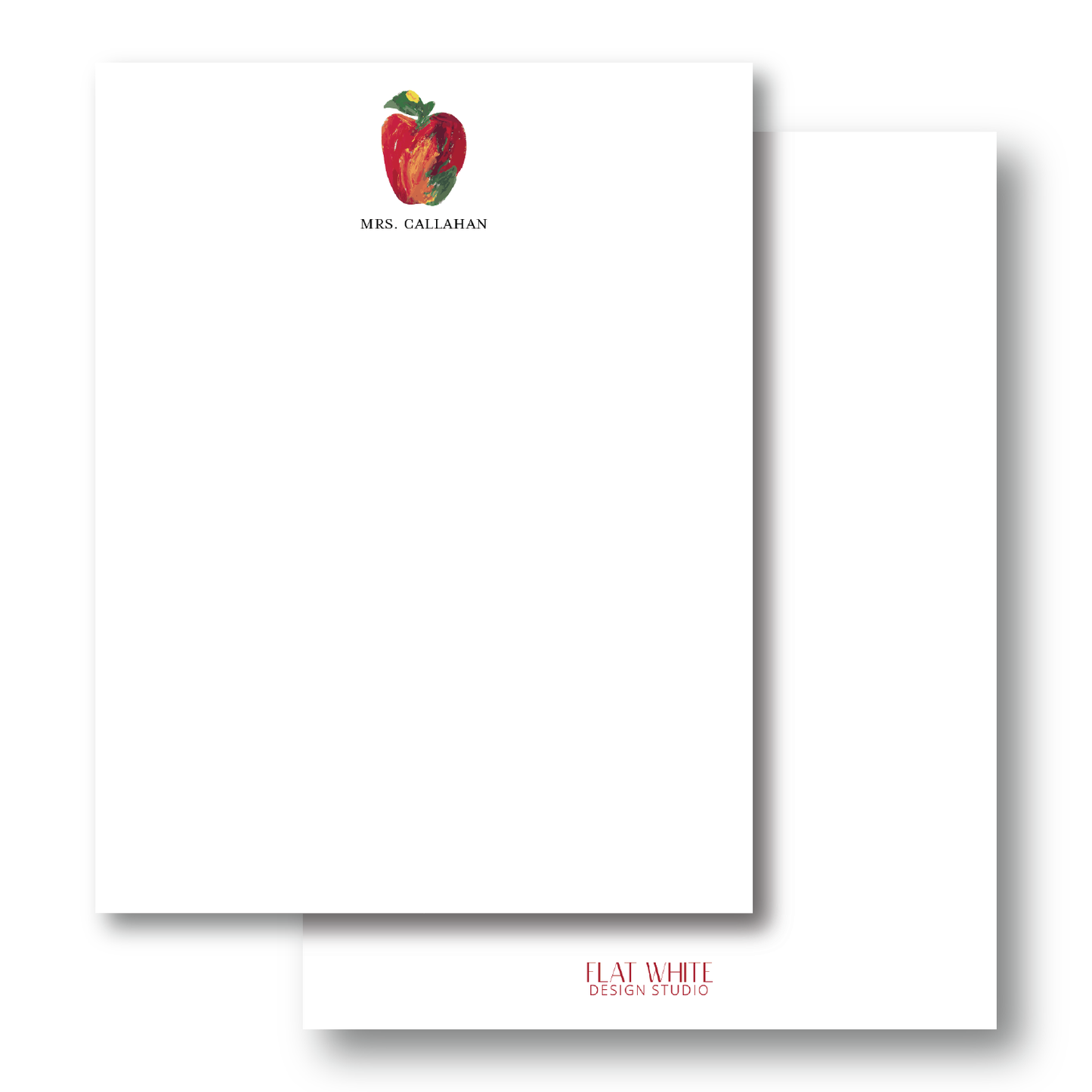 Teacher Appreciation Stationery