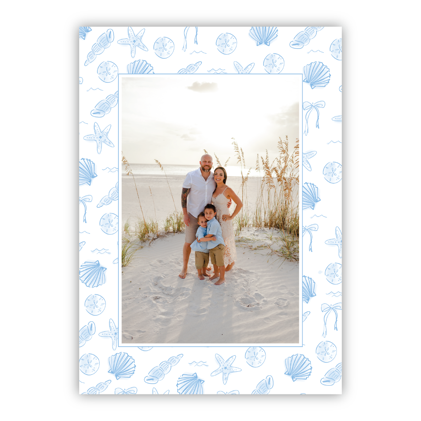 'Tis the Seashore Pattern Portrait