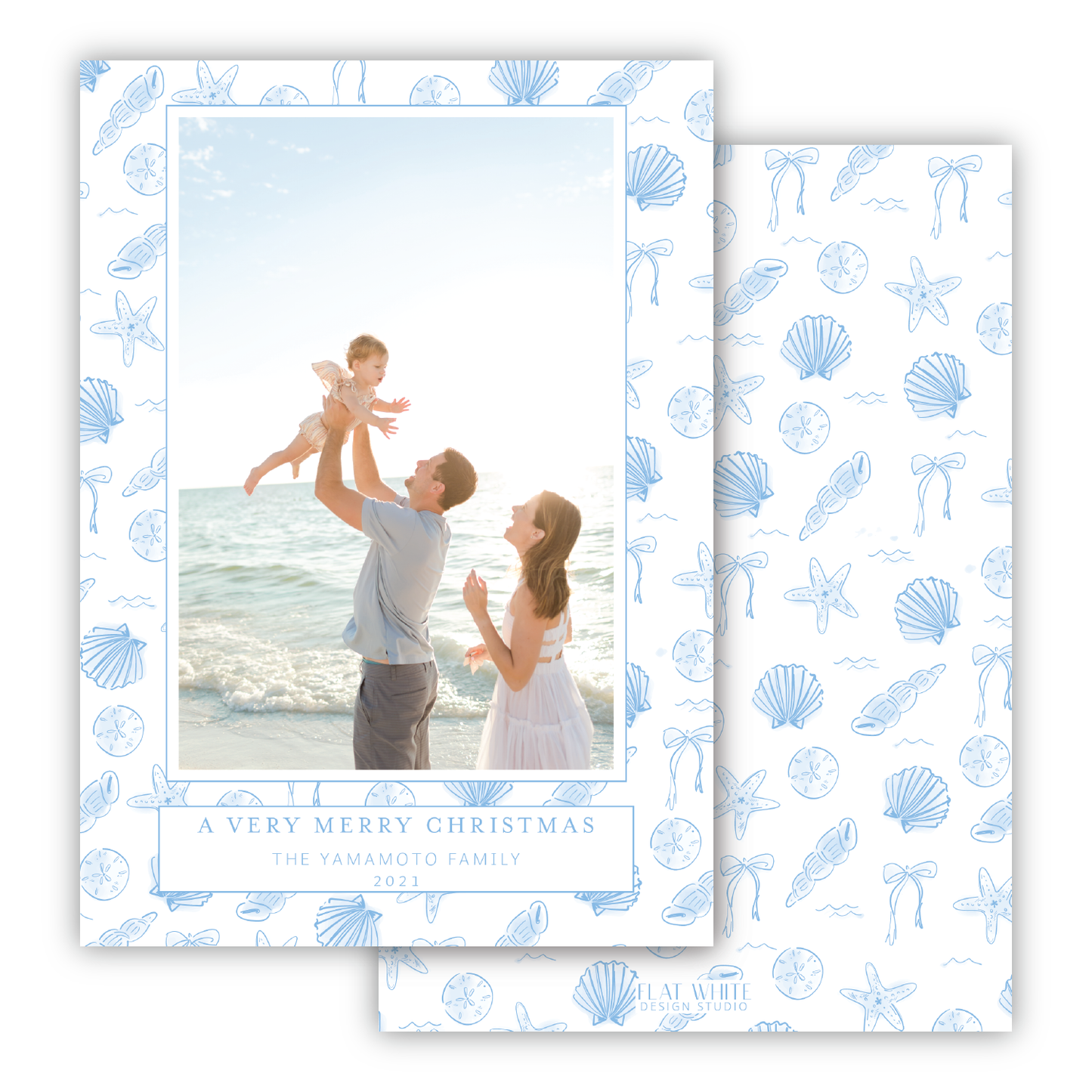 'Tis the Seashore Border Portrait
