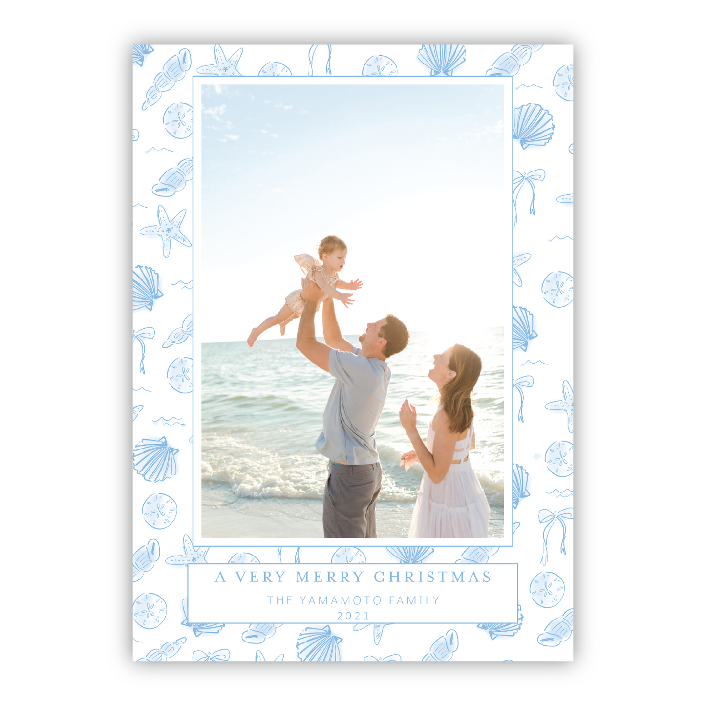 'Tis the Seashore Border Portrait